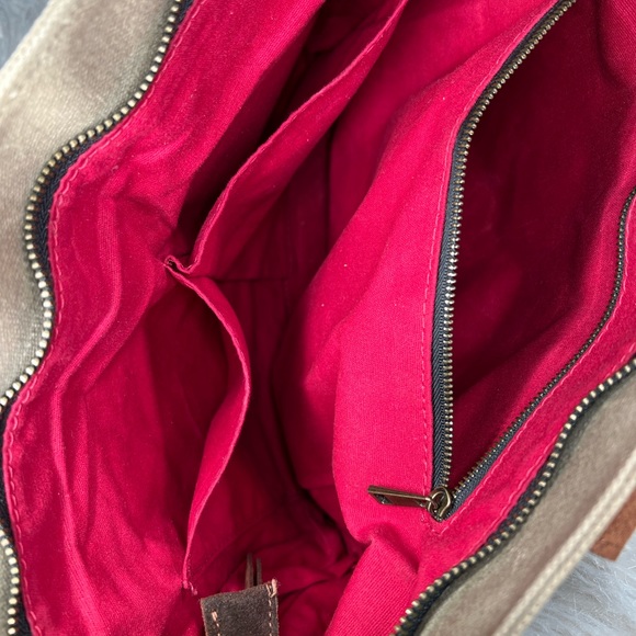 FAT FELT | SMALL TOTE | Waxed Cotton Canva - Picture 6 of 7